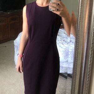 Calvin Klein deep purple dress Size 4